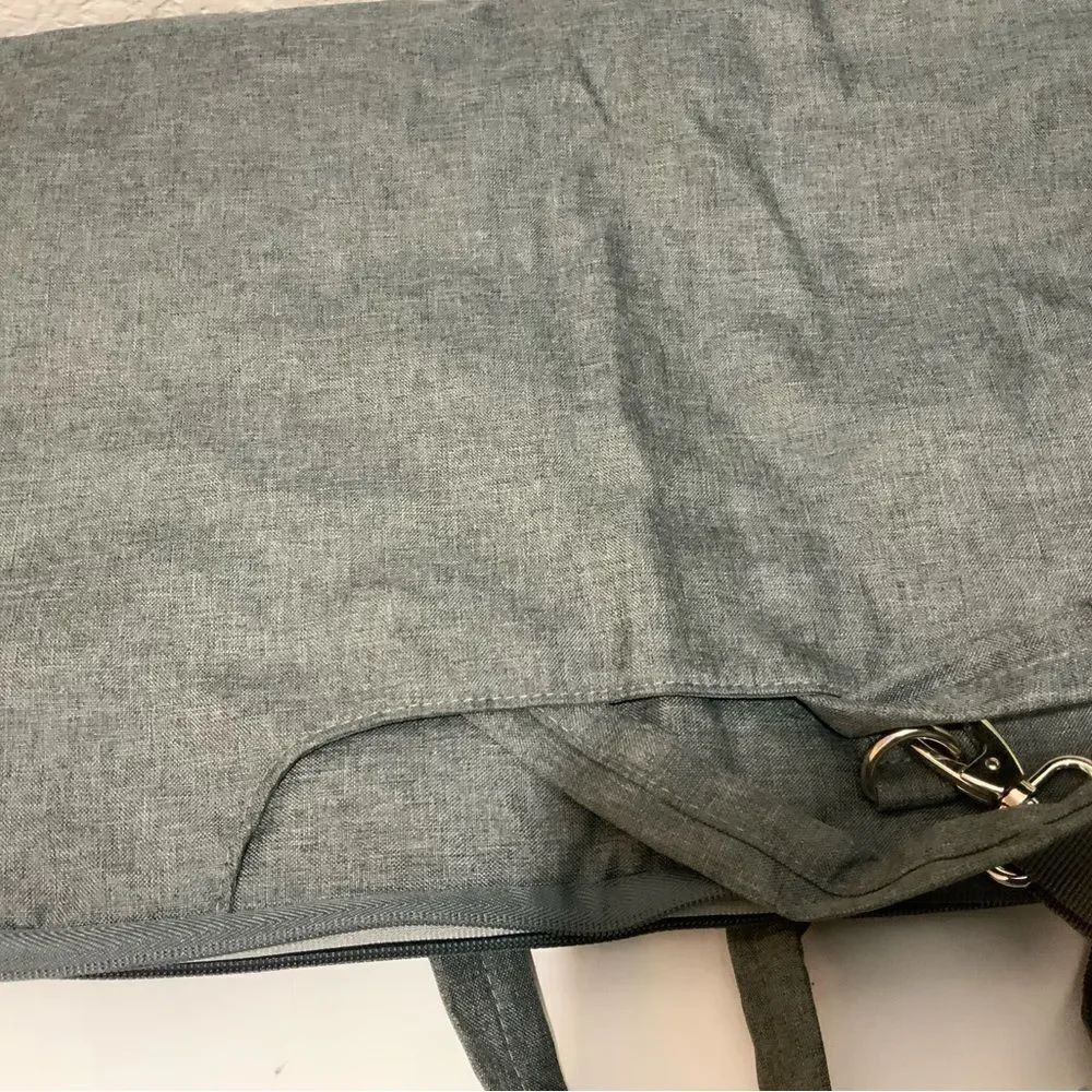 15.6 Inch Laptop Sleeve Case Bag with Shoulder Strap, Grey
